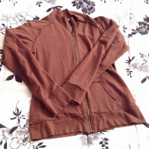 BIZA Antibacterial Bamboo  JACKET, Brown, Leisure, Athletic, Large